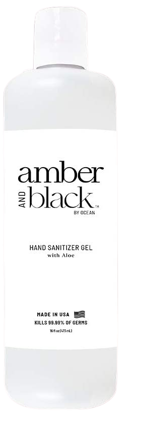 Amber and Black 70% Ethyl Alcohol Hand Sanitizer Gel, 16 fl. oz. (Packaging May Vary) 