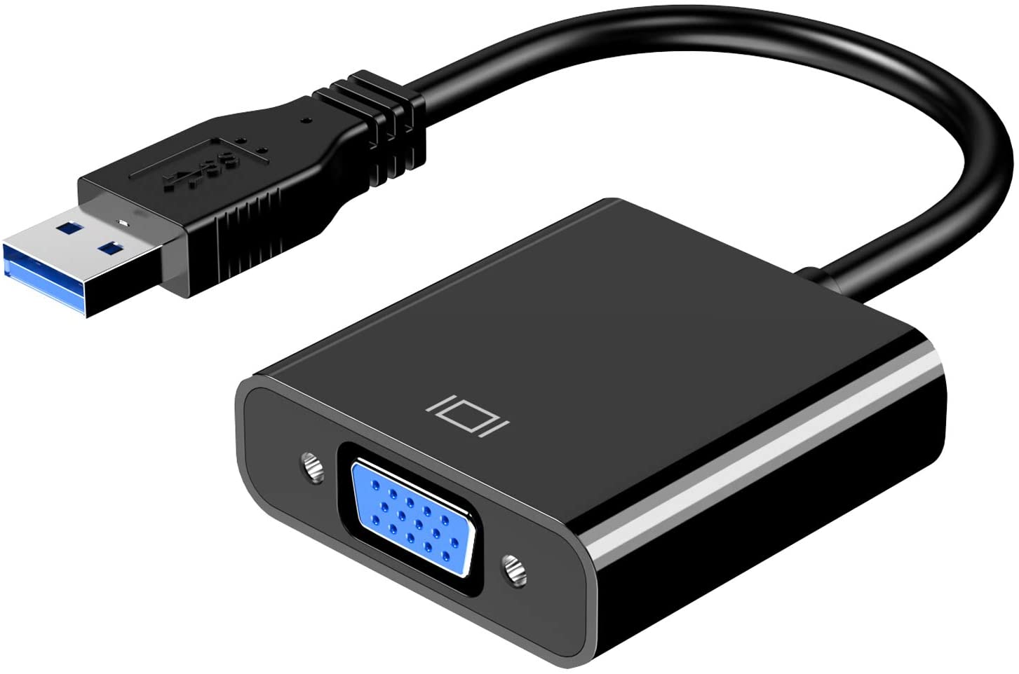 USB to VGA Adapter,USB 3.0 to VGA Adapter Multi-Display Video Converter- PC Laptop Windows 7/8/8.1/10,Desktop, Laptop, PC, Monitor, Projector, HDTV
