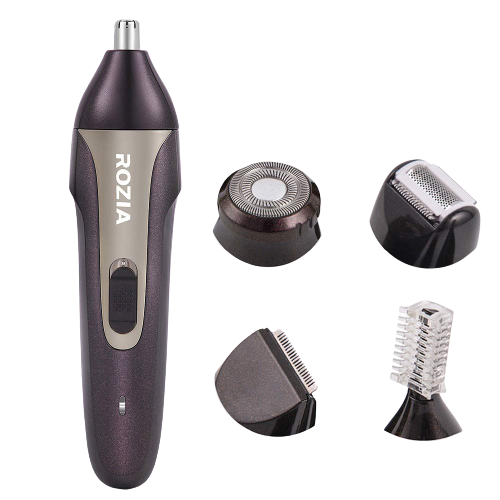 Roziahome Nose Hair Trimmer 5 In 1 for Men and Women, Ear Hair Trimmer Beard Trimmer and Painless Body Shaver, Professional Eyebrows and Sideburns Trimmer Rechargeable 