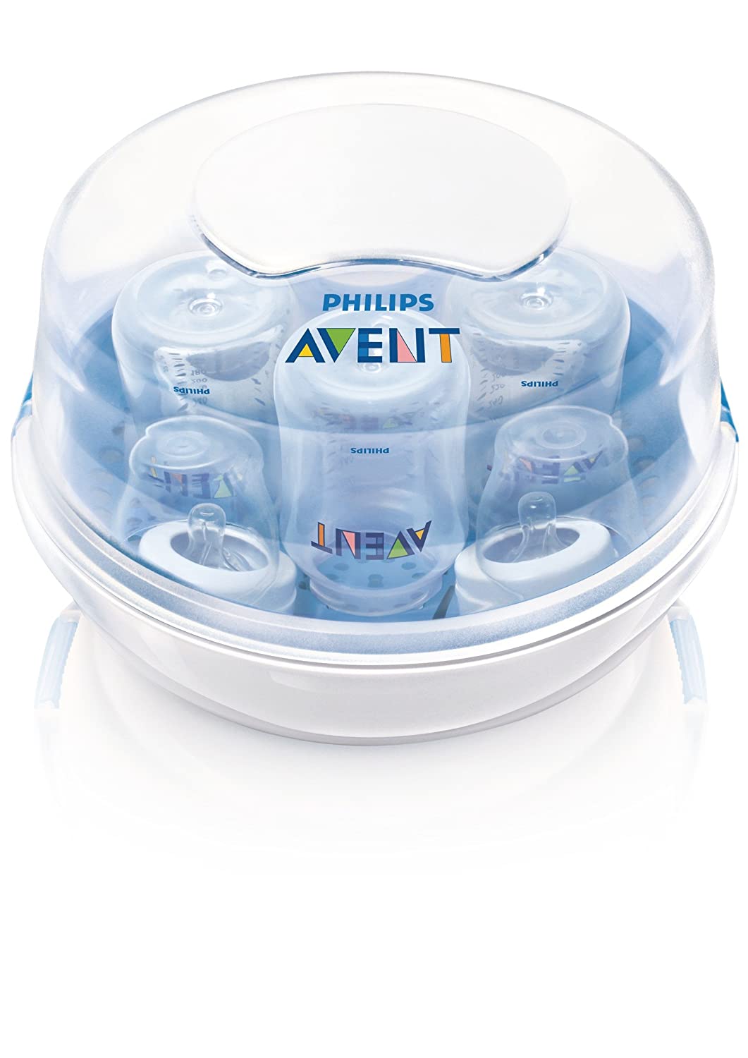 Philips Avent Microwave Steam Sterilizer for Baby Bottles, Pacifiers, Cups and More