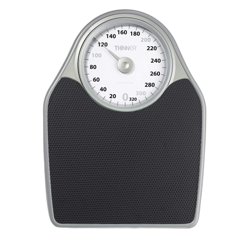 Thinner Extra-Large Dial Analog Precision Bathroom Scale, Analog Bath Scale 