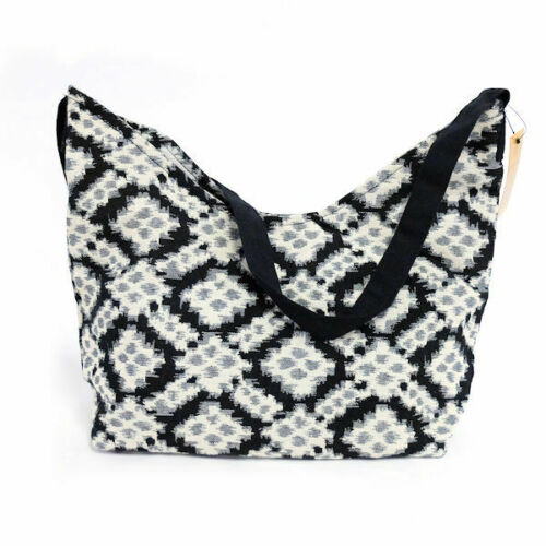 Gold Coast Black & White Bohemian Style Shoulder Bag