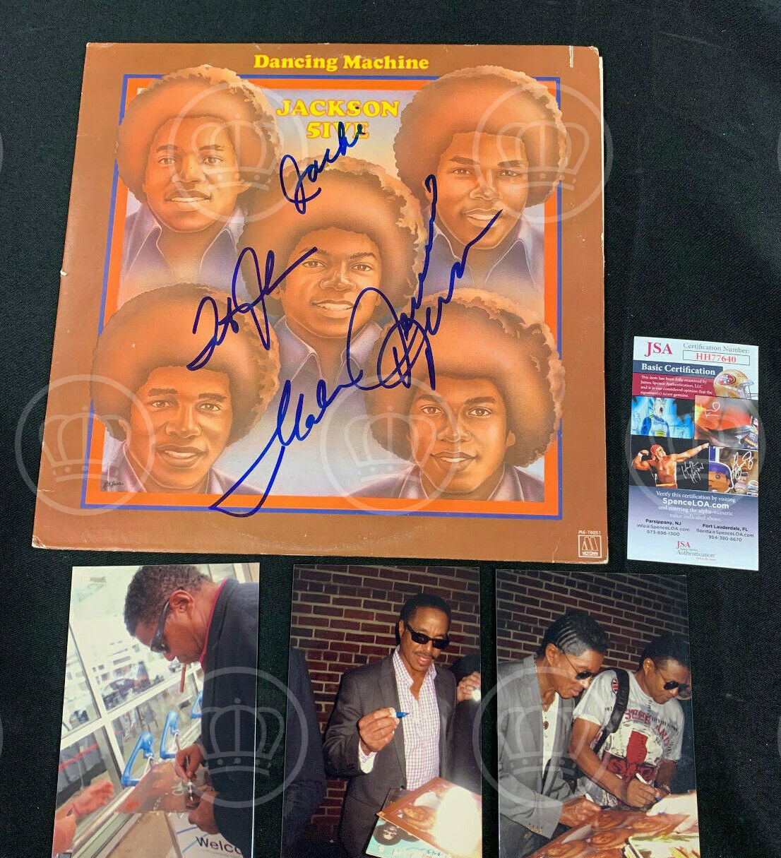 Jackson Five SIgned Album With COA