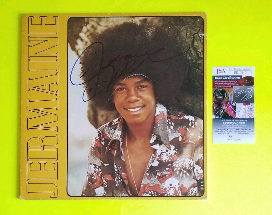 JERMAINE JACKSON SIGNED 1972 SELF TITLED DEBUT ALBUM WITH JSA COA